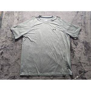 Under Armour Short Sleeve Athletic Shirt Men's Size XL Gray